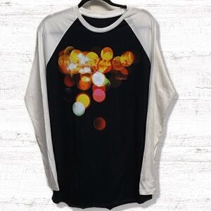 Coachella Lightblur Vintage 1999 Men’s Black & White Long Sleeve T Shirt Size XL